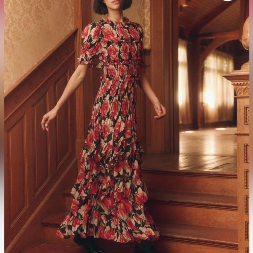 The Great Fuchsia Rose Ballroom Dress